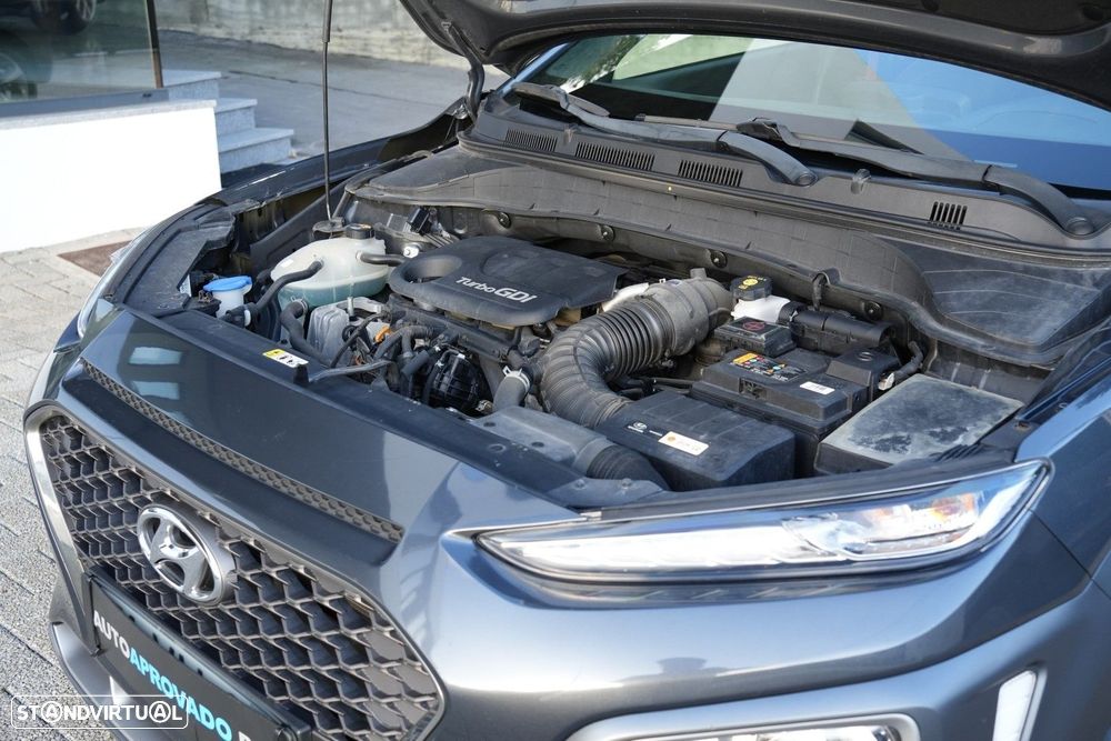 Hyundai Kauai 1.0 T-GDi Pele/Tecido Vermelho - 39