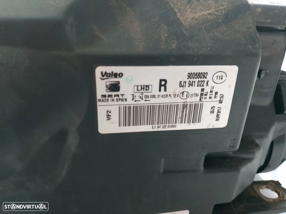 FAROL DIREITO SEAT IBIZA 6J 08- / 6J1941022 - 2