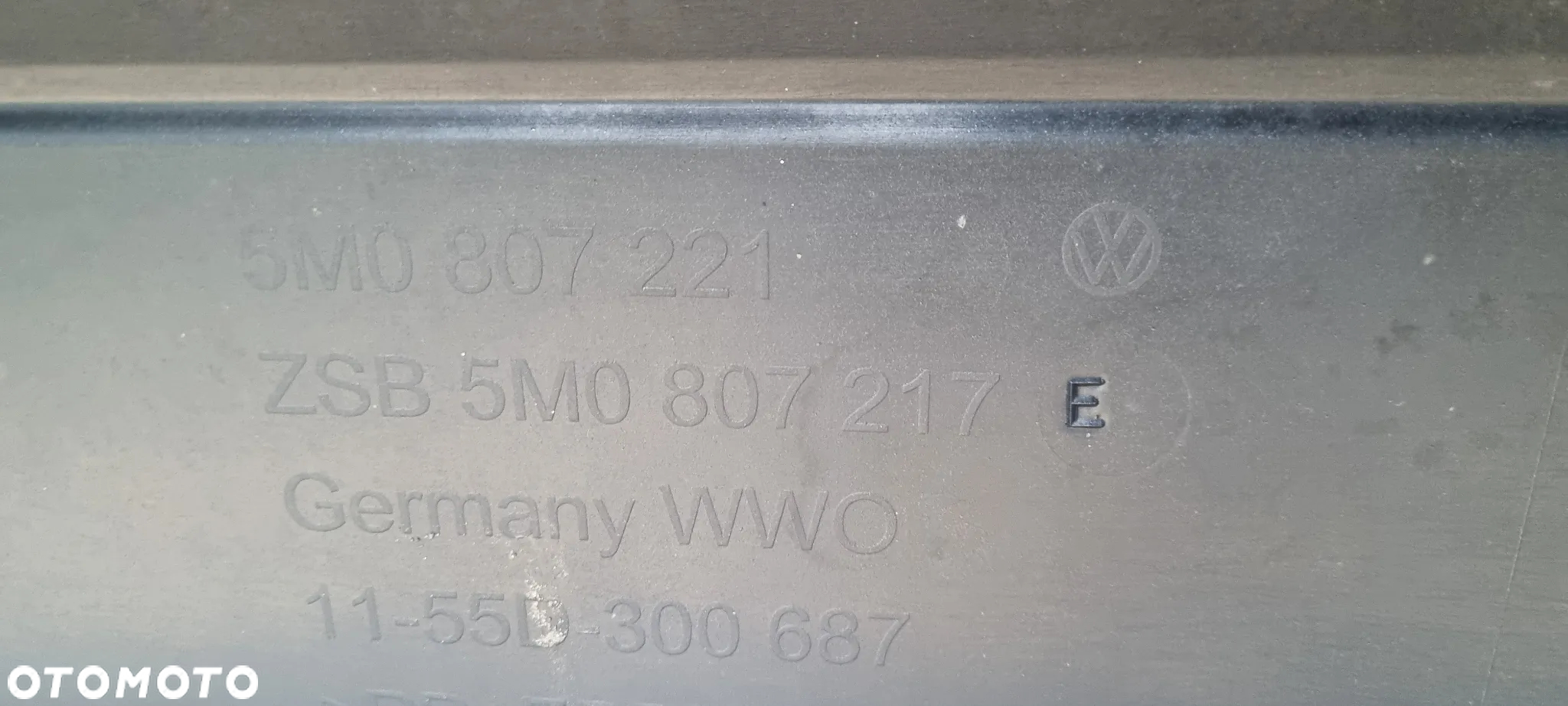 VW Golf V Plus 2005- zderzak przód SPRYSKI oryginał MB125 - 14