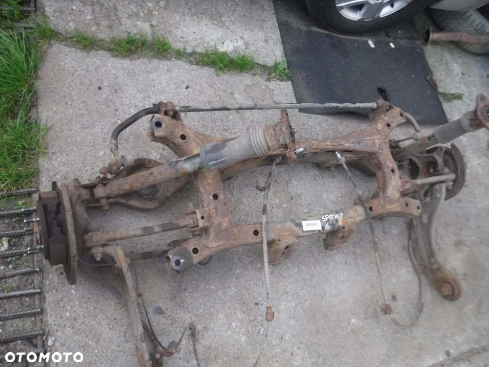 Kia Sportage III Hyundai IX35 4x4 4WD zawieszenie belka wozek os tyl zwrotnice kolyska 55405-2S110 - 2