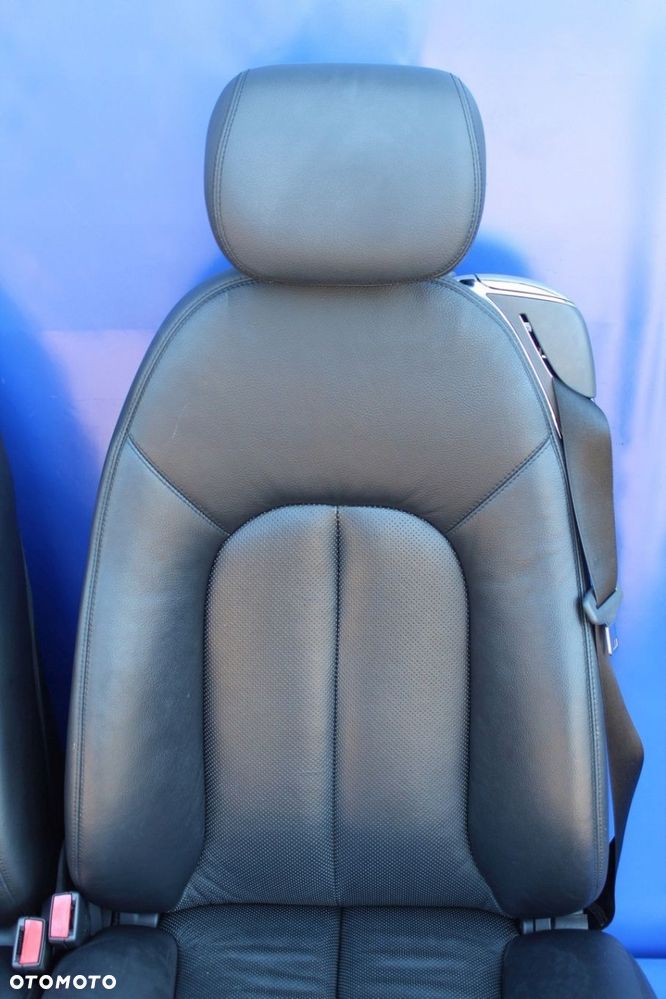 Fotele komplet  kanapa czarne perforowane Mercedes W215 C215 CL CL500 Lift - 11
