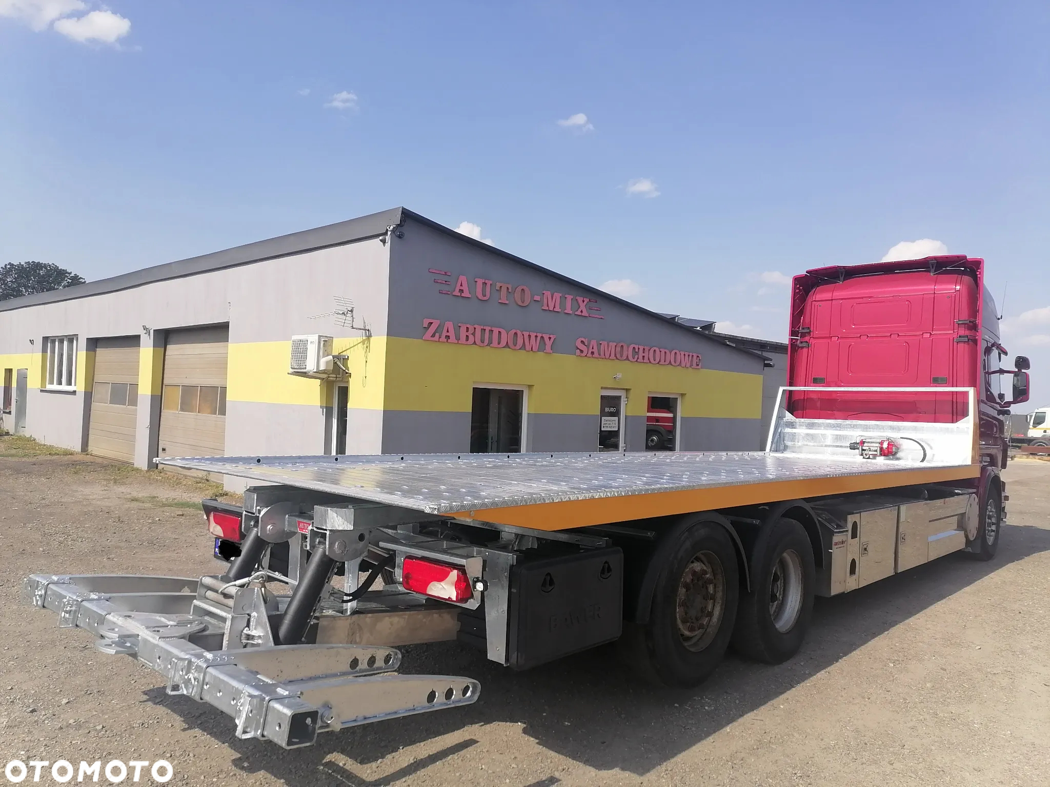 MAN auto laweta najazd hydrauliczny producent - 2
