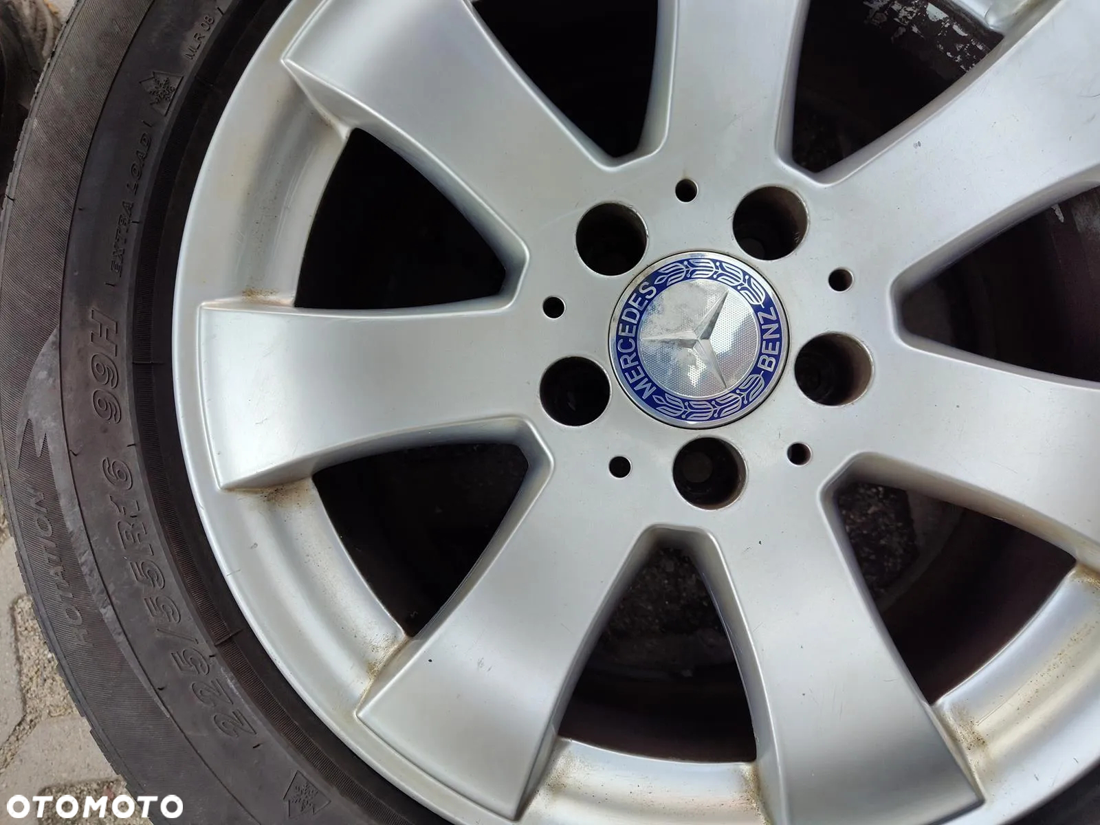 MERCEDES W211 VITO FELGI Aluminiowe Koła 16 5X112 2114013402 Opony Zima - 12