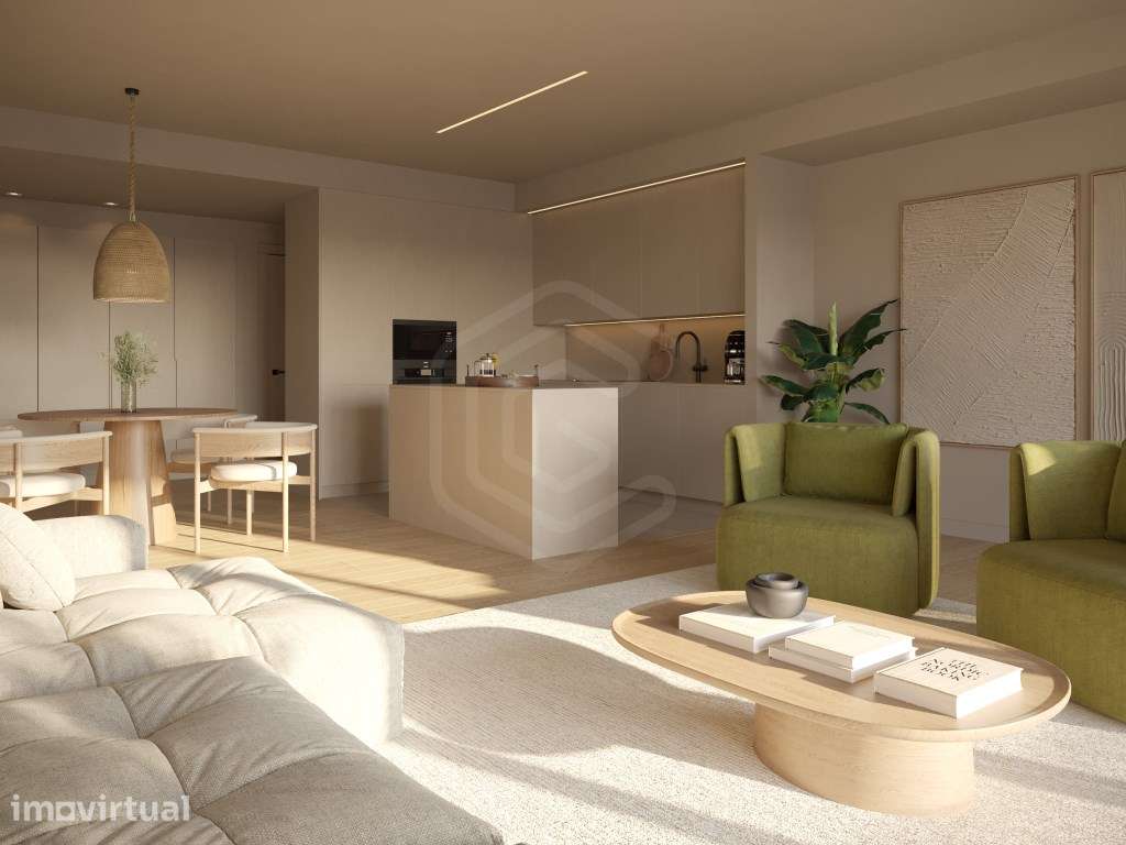 Apartamento T2 com terraço privativo e conceito de Smart Home em Em... - Grande imagem: 4/24
