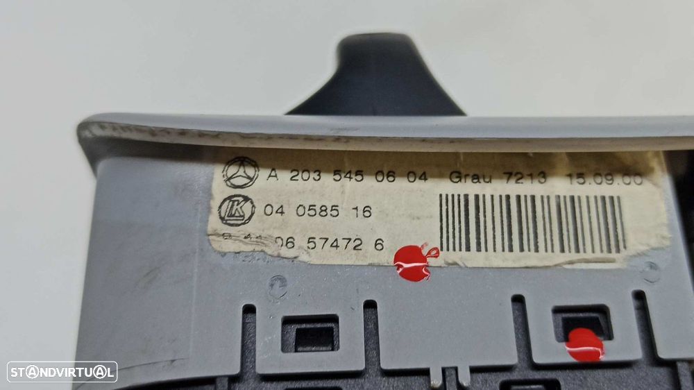 COMANDO DAS LUZES MERCEDES CLASE C (W203) BERLINA 200 CDI (203.004) - 2