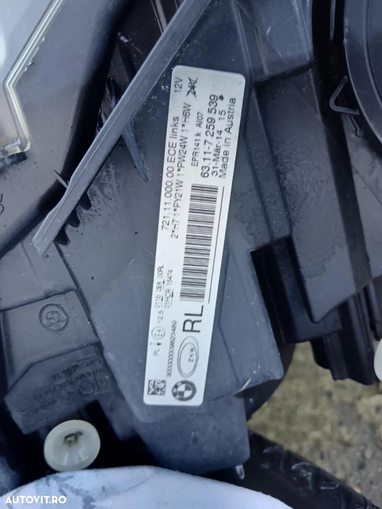 Far STANGA/ dreapta BMW Seria 3 F30 7259539,  7259540 - 4