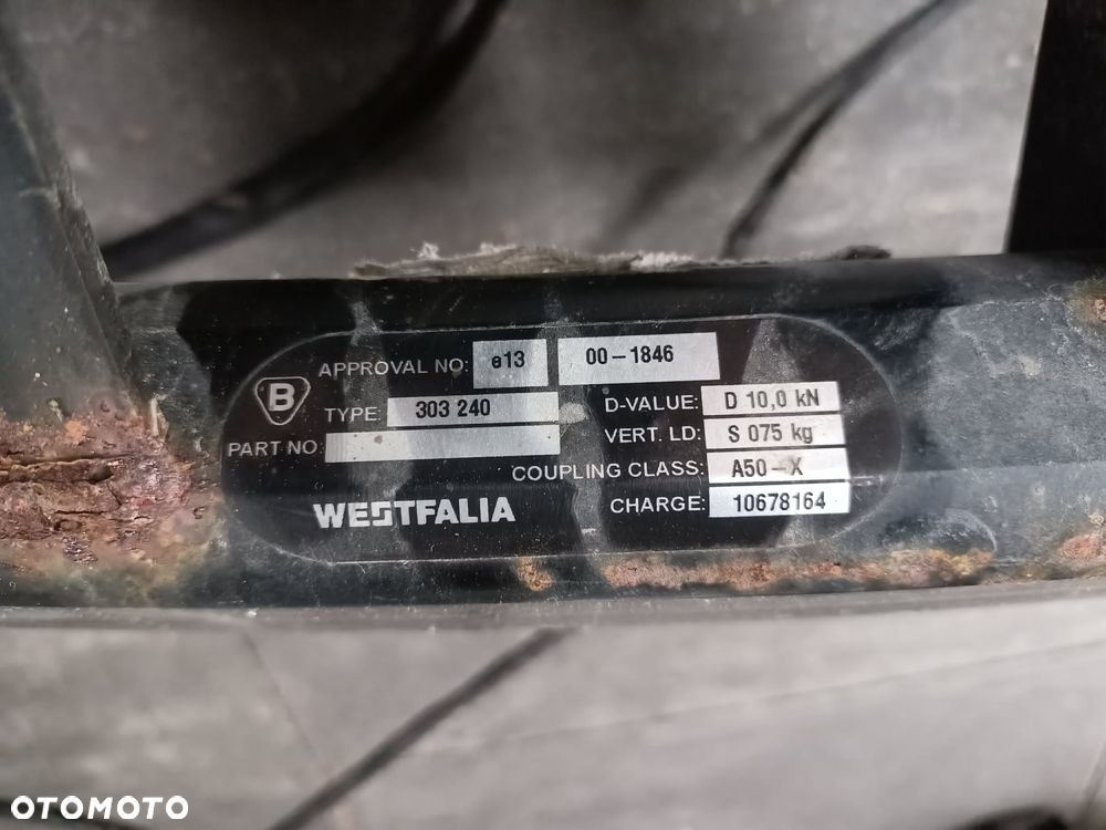 Hak holowniczy Westfalia BMW E90 E91 kula oryginał - 2