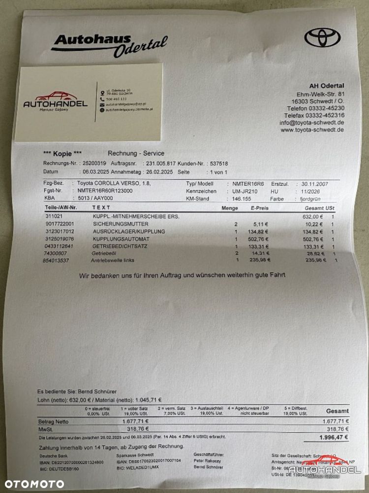 Toyota Corolla Verso - 24