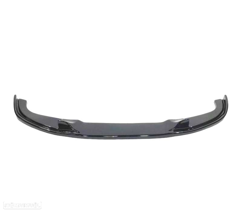 SPOILER LIP FRONTAL ​​​​BMW E60 E61 03-10 LOOK M5 PRETO BRILHANTE - 2