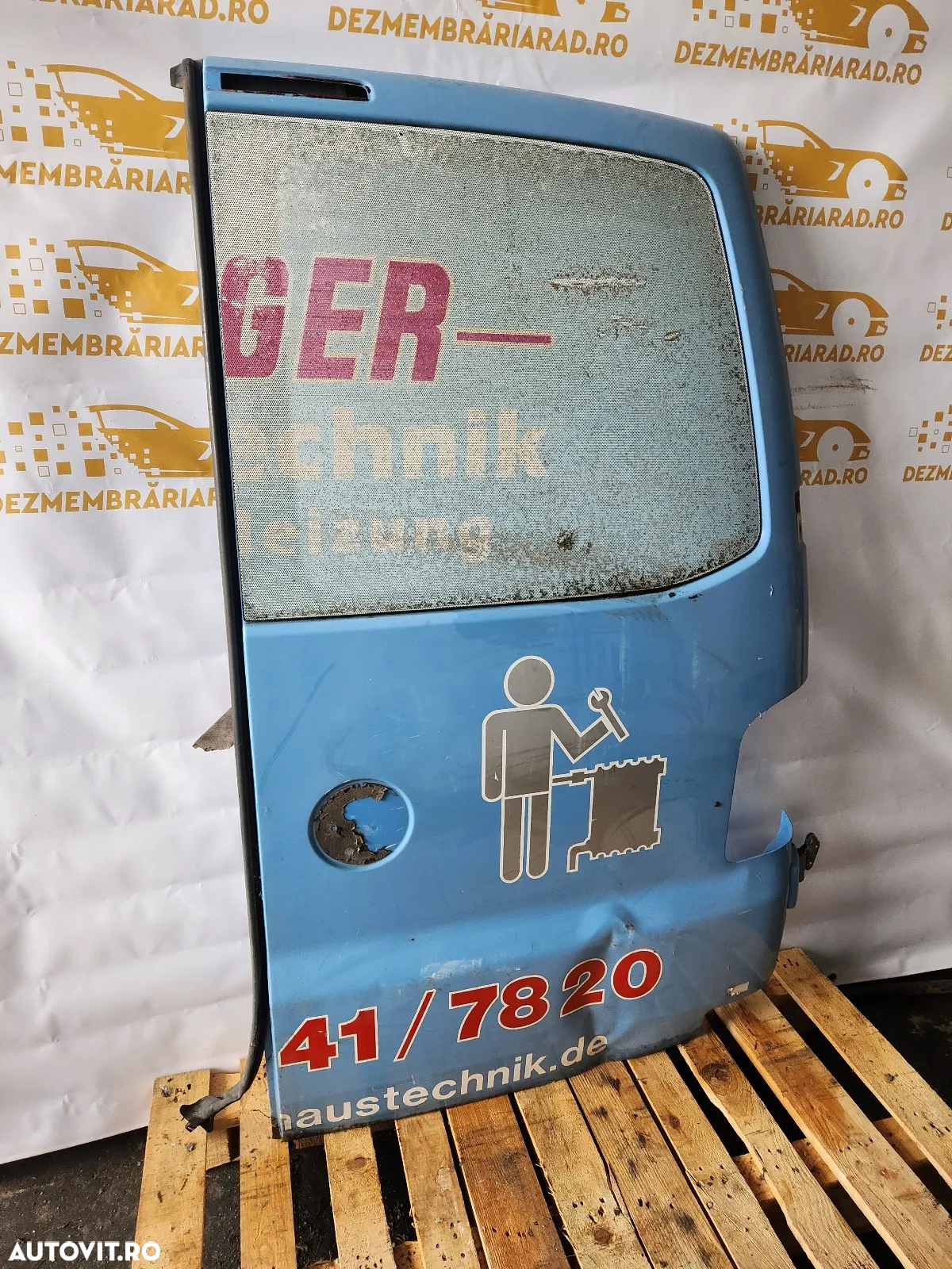 Usa Dreapta Spate Balanta Vw Transporter T5 Model Cu Geam Cu Defect - Dezmembrari Arad - 2
