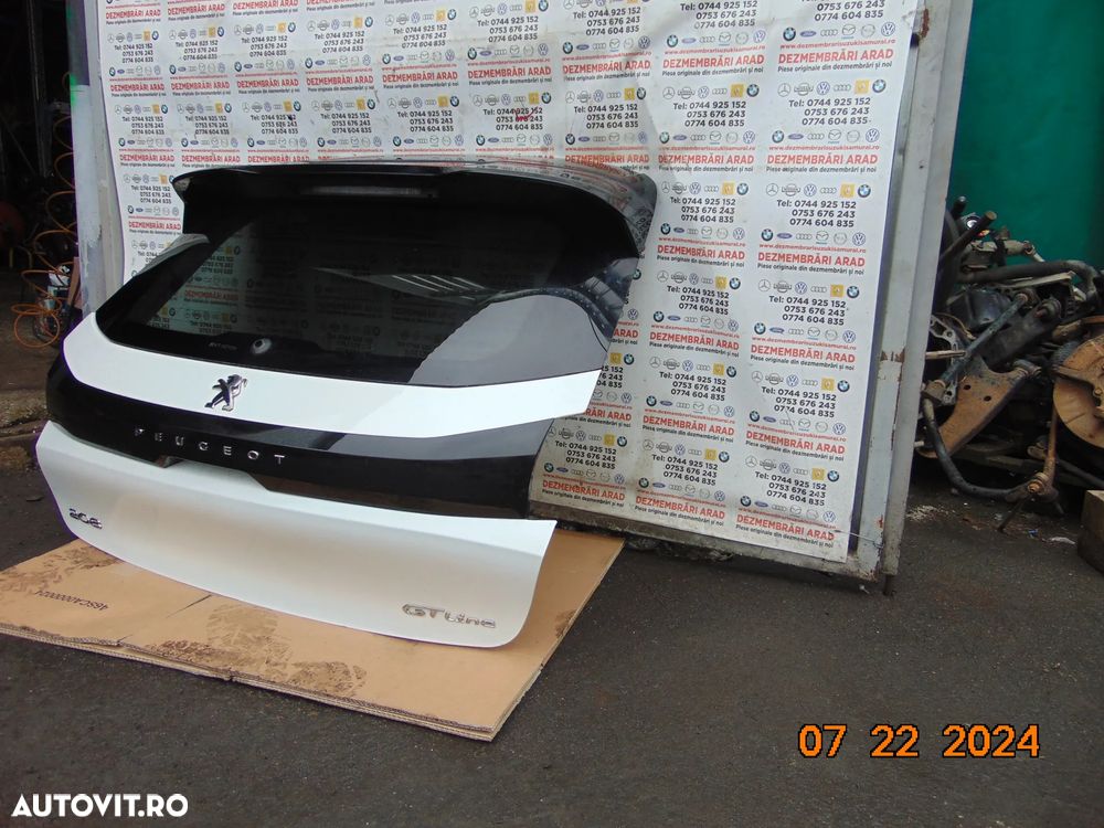 Haion Peugeot 208 dupa 2019 haion cu luneta peugeot 208 eleron haion - 3