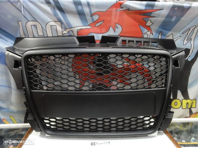 Grelha frontal audi a3 8P 08-12 HATCHBACK / SPORTBACK / CABRIO RS3 look com ou sem simbolo - 1