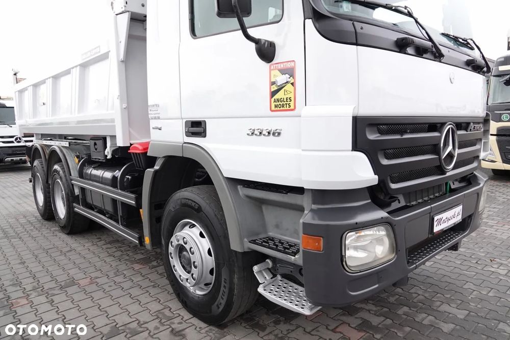 Mercedes-Benz ACTROS 3336 / 6x4 / WYWROTKA / BORDMATIC / HYDROBURTA / MEILLER KIPPER / EPS + SPRZĘGŁO / SPROWADZONY - 9