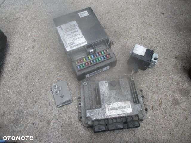 RENAULT ESPACE IV 4 ZESTAW KOMPUTER BLOKADA IMMO KARTA 2.2 DCI  8200311550 0281011724 - 1
