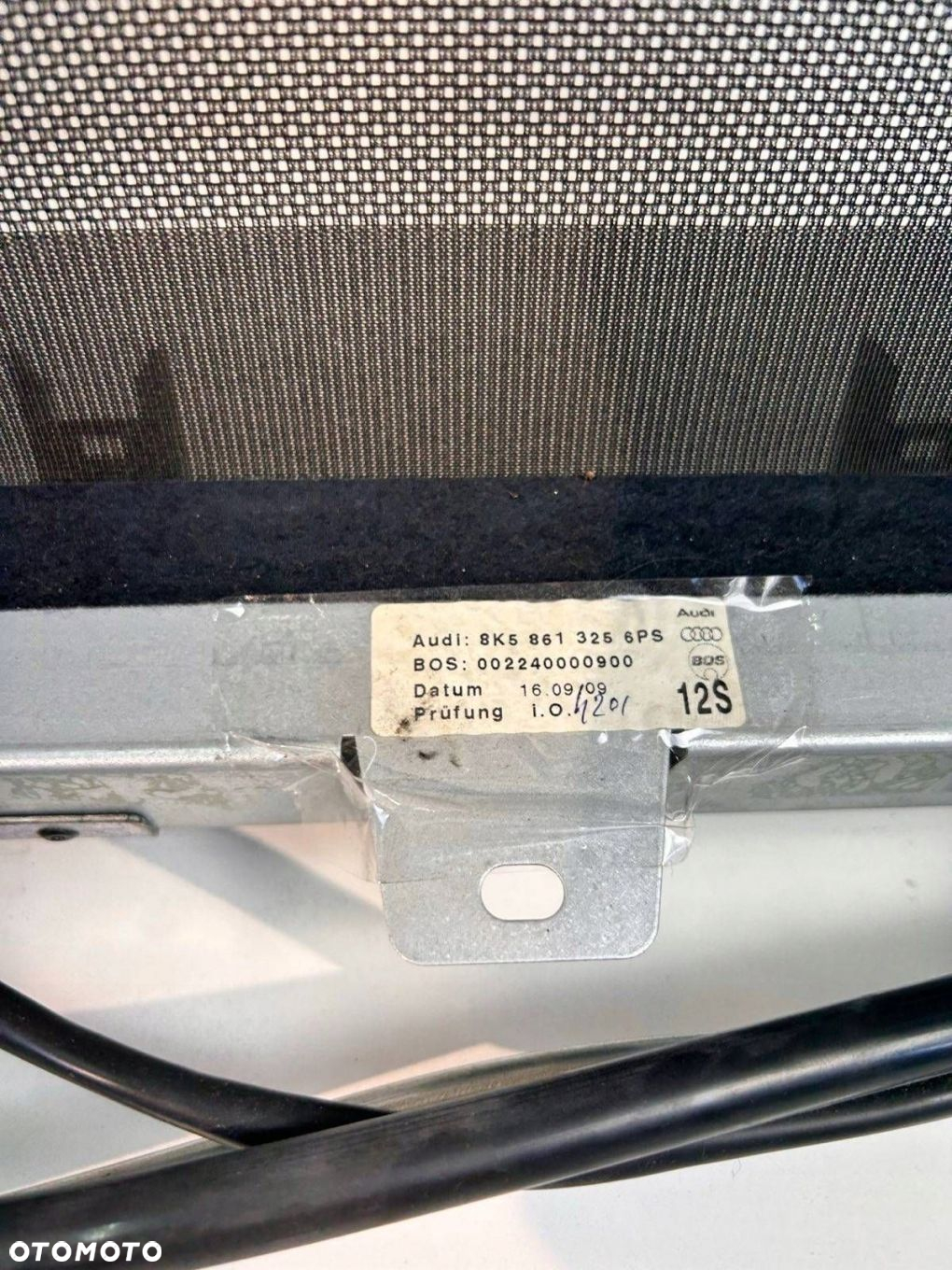 Audi A4 S4 B8 8K 2011 8K5 861 325 ELEKTRYCZNA ROLETA SZYBY TYLNEJ SEDAN - 7