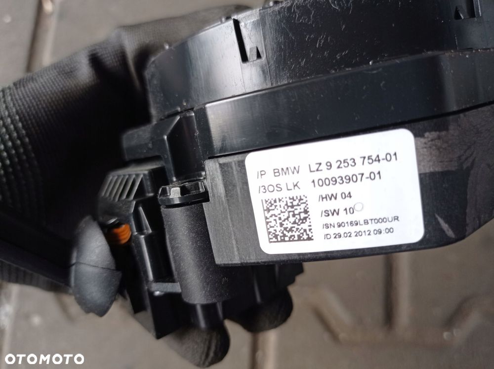 BMW F20 PRZEŁĄCZNIK TAŚMA AIRBAG 9253754 - 4