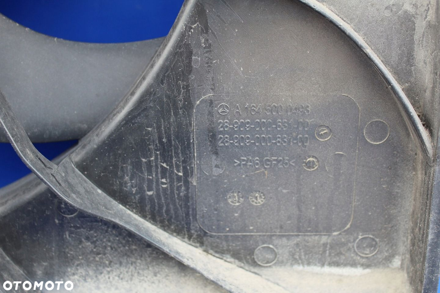 Wentylator chłodnicy OE Mercedes ML W164 GL X164 W251 3.5 cdi A1645000593 - 8
