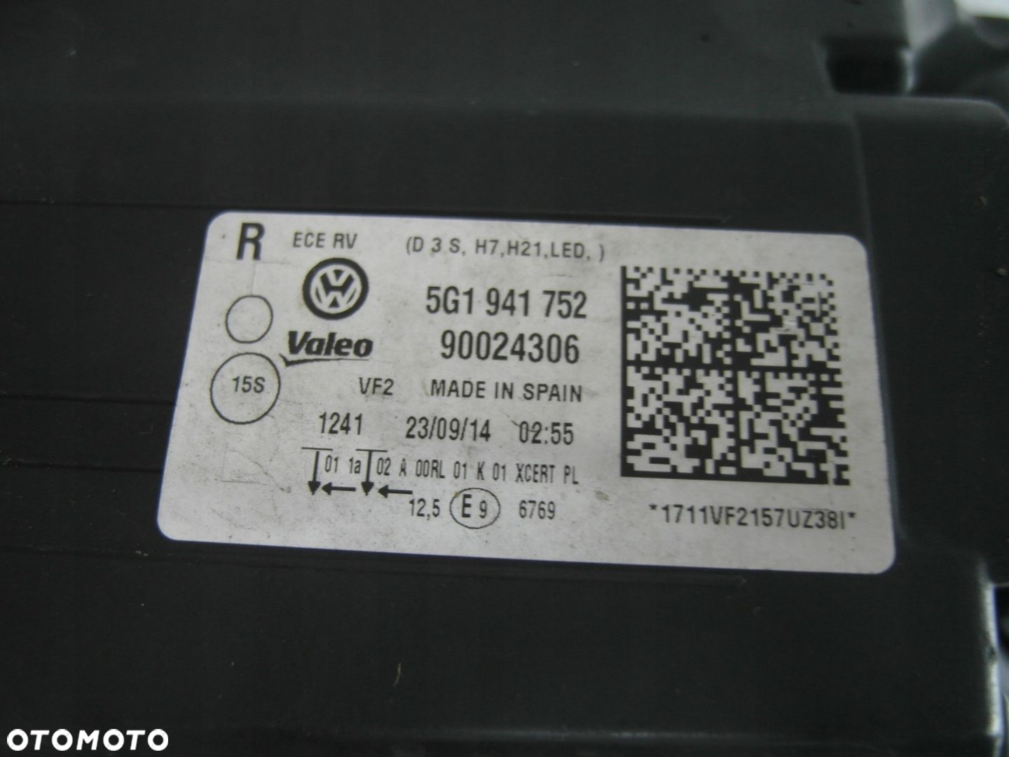 VW GOLF VII 7 5G1 BI XENON LAMPA PRZEDNIA PRAWA PRZÓD - 4