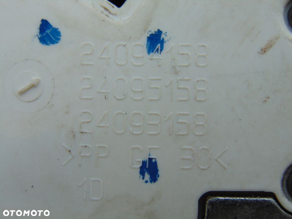 Oryginalny zamek 6 PIN przedni przód prawy 24094158 Peugeot 207 Europa 06-09r - 12
