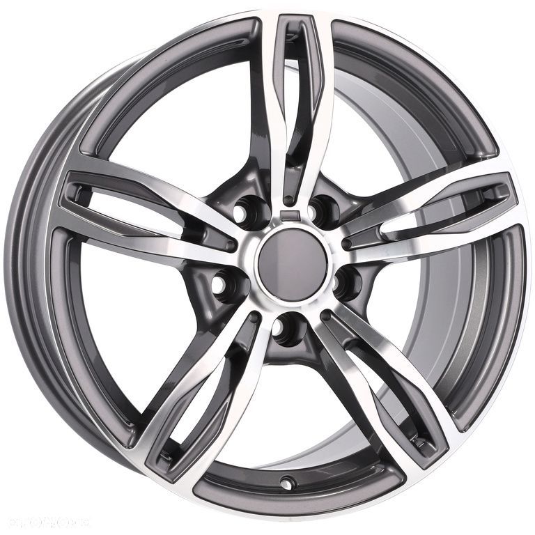 4x Felgi 18 5x120 m.in. do BMW 5 E34 E39 E60 6 F06 F12 F13 E63 E64 7 E38 E65 Z4 E89 - E492 (BK5728) - 8