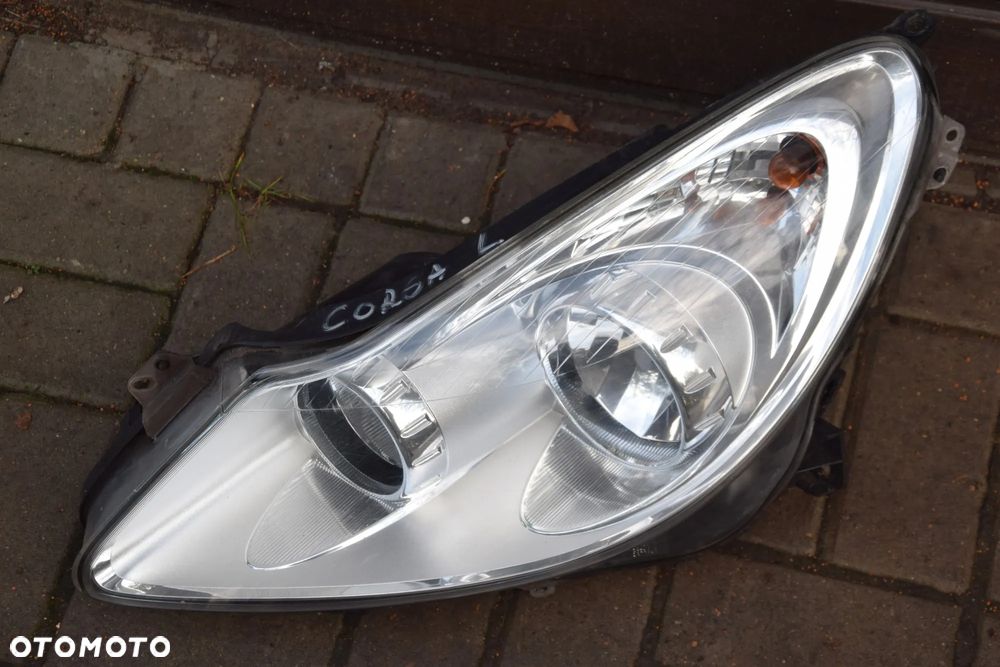 Opel Corsa D Lampa przednia lewa lewy przód Valeo EUROPA TOP 93189357 - 6