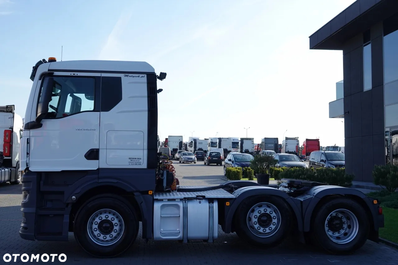MAN TGX 26.510 / 6x2 / PUSHER / Oś Skrętna i Podnoszona / HYDRAULIKA / NISKA KABINA / 2021 ROK - 7