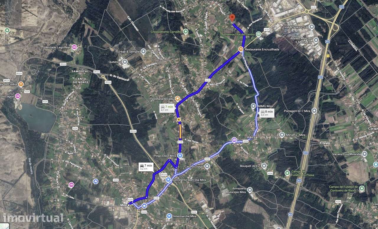 Terreno Para Construção  Venda em Seixo,Mira - Grande imagem: 4/4
