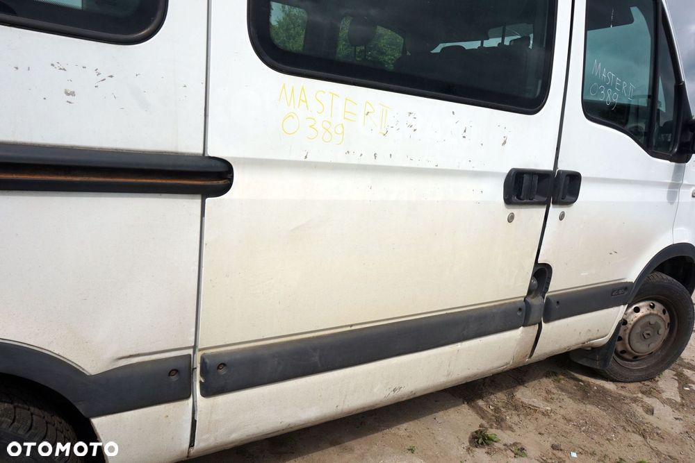 DRZWI TYLNE PRAWE MASTER II LIFT O389 BOCZNE PRZESUWNE  BIAŁY RENAULT 2003-2010 - 4