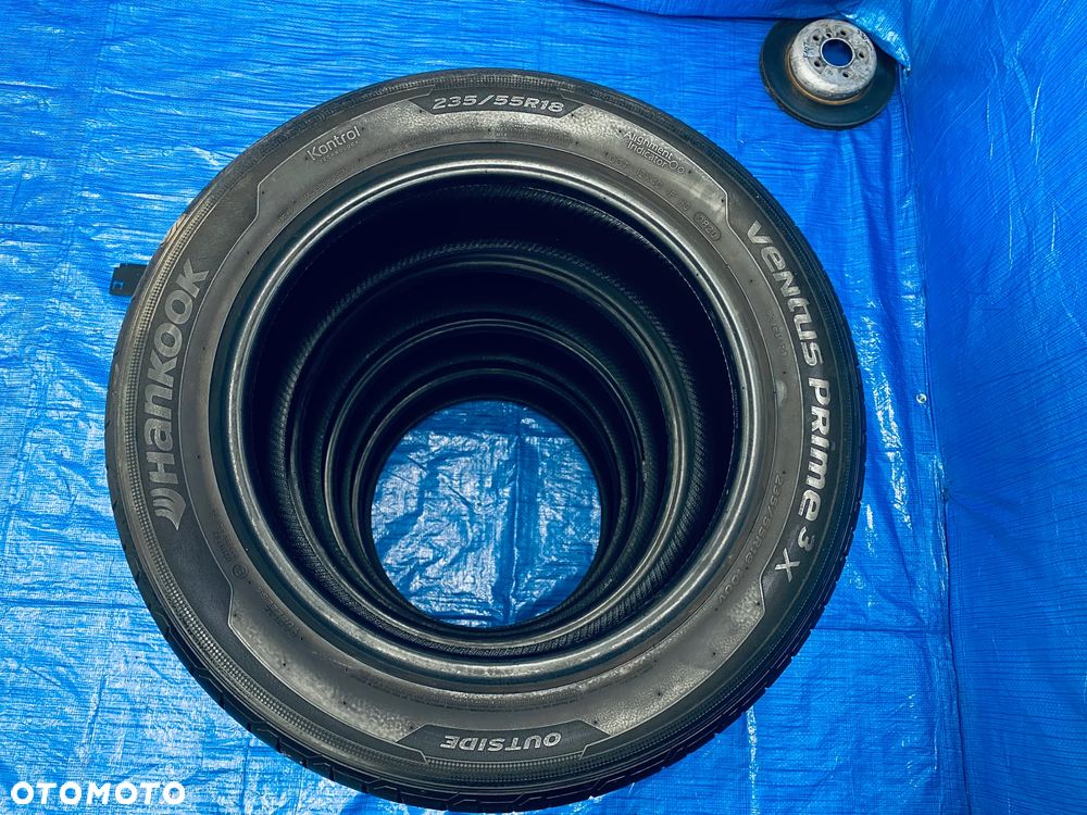 OPONA 18 OPONY LETNIE LATO KOMPLET OPON 4SZT HANKOOK VENTUS PRIME 3X  235/55R18 100V BIEŻNIK 6,4mm  ROCZNIK 2020 - 7