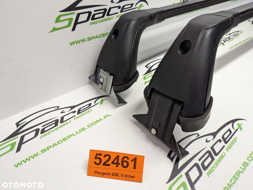 Bagażnik dachowy bazowy belki poprzeczki Oryginał Peugeot 208, 5 drzwi - 2