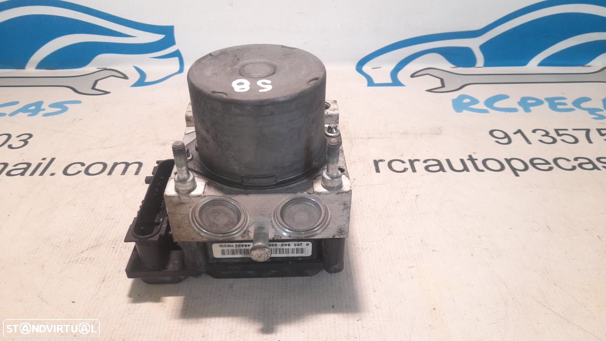 ABS MODULO BLOCO HIDRAULICO RENAULT CLIO II 2 MK2 BB CB 0265231333 8200229137 KANGOO EXPRESS FC0 FC1 KANGOO KC0 KC1 - 1