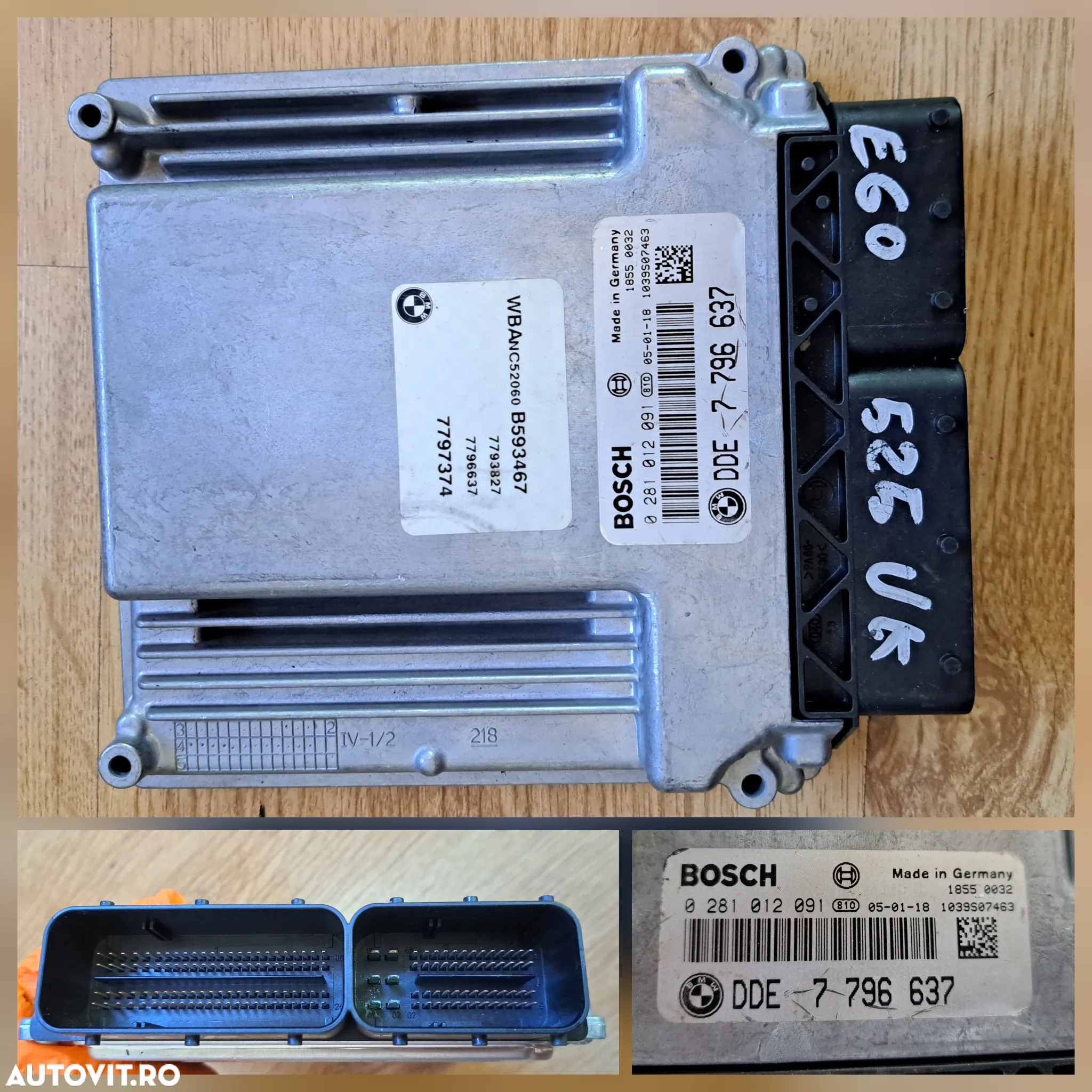 Modul ECU calculator motor bmw Seria 3 E83 LCI seria 5 E60 E61 F07 GT Seria 7 F01 F02 X3 E83 LCI - 3