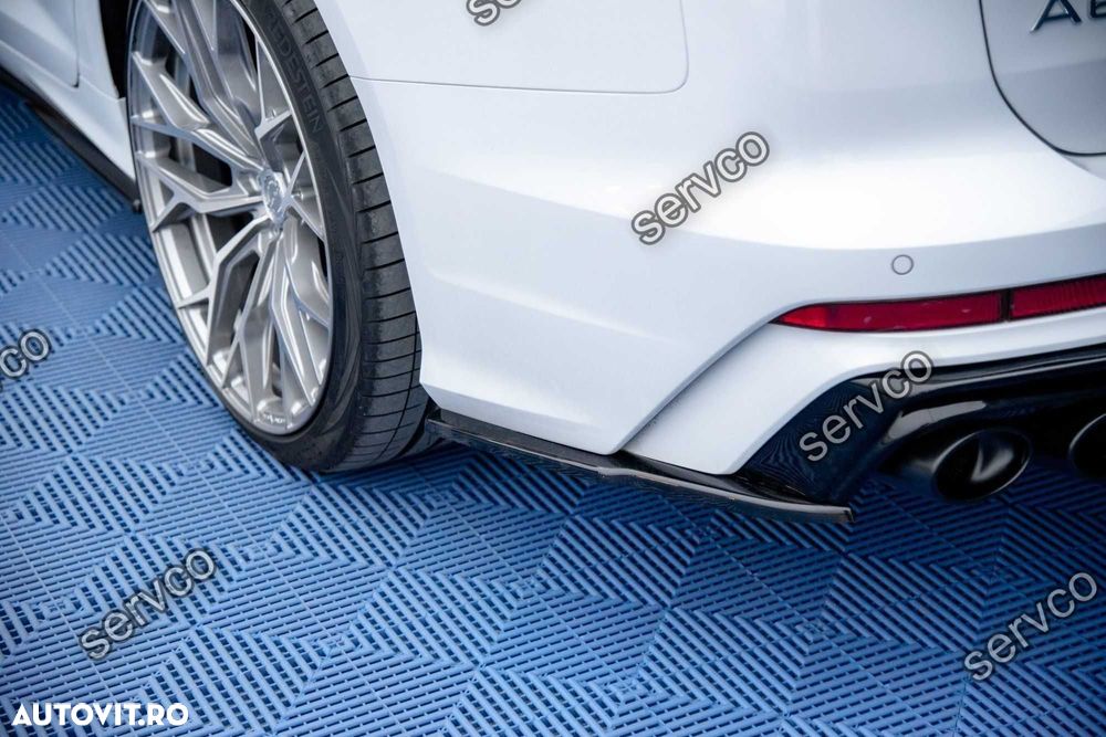Prelungire splitter bara spate Audi A6 C8 S-Line 2018- v5 - Maxton Design - 4