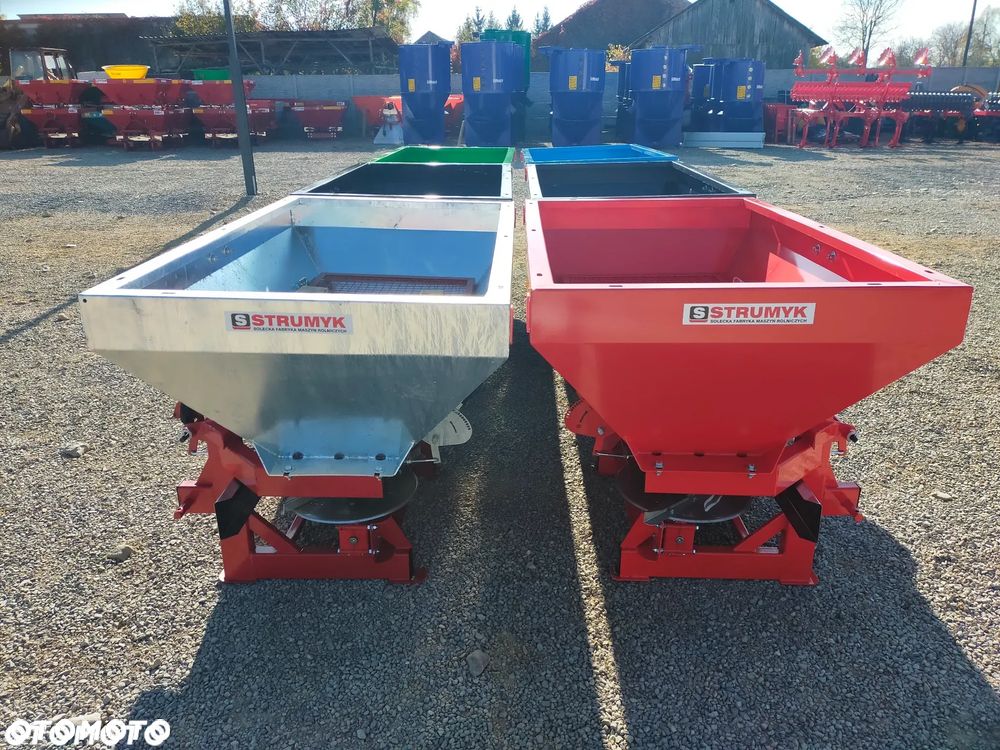 Dwutalerzowy rozsiewacz nawozów Producent STRUMYK siewka plandeka siew graniczny - 2