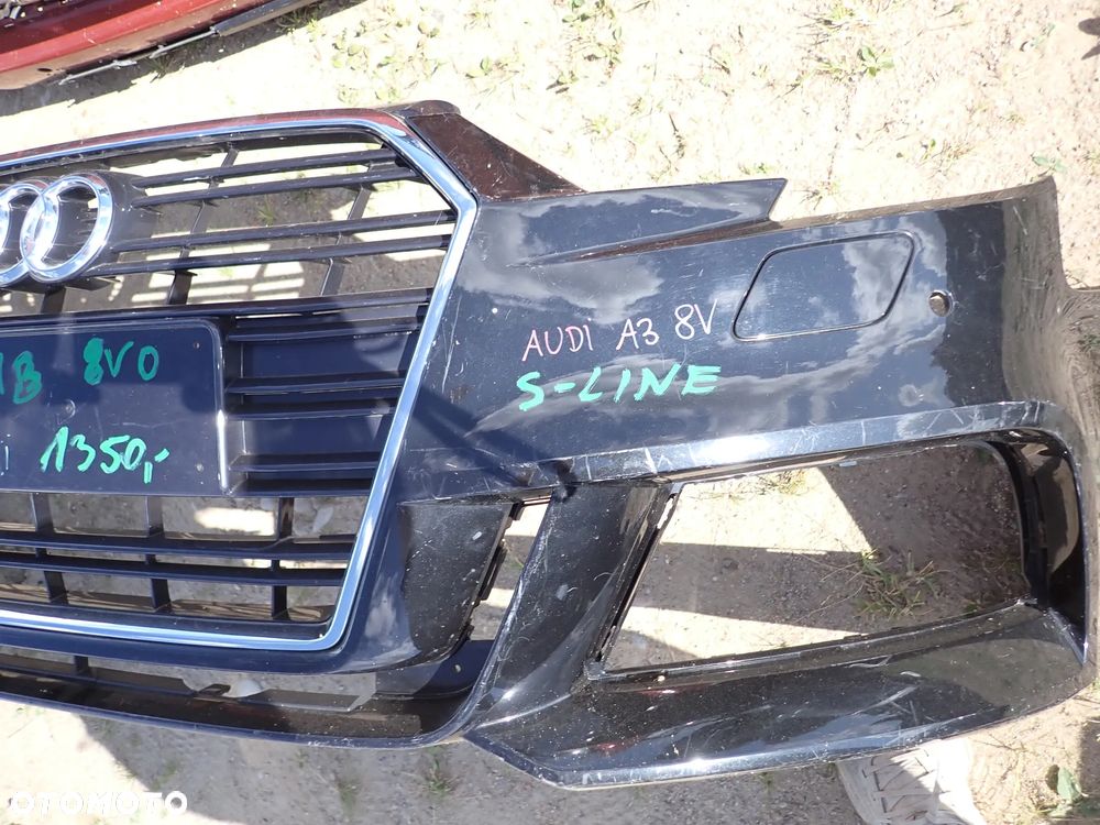 AUDI A3 8V HATCHBACK S-LINE ZDERZAK PRZÓD 4X PDC - 2