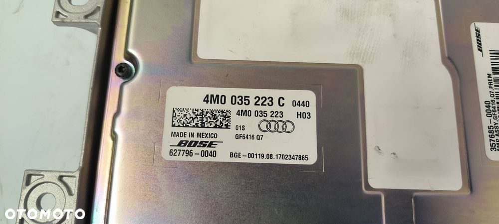 WZMACNIACZ AUDI Q7 II 4M 4M0035223C - 6