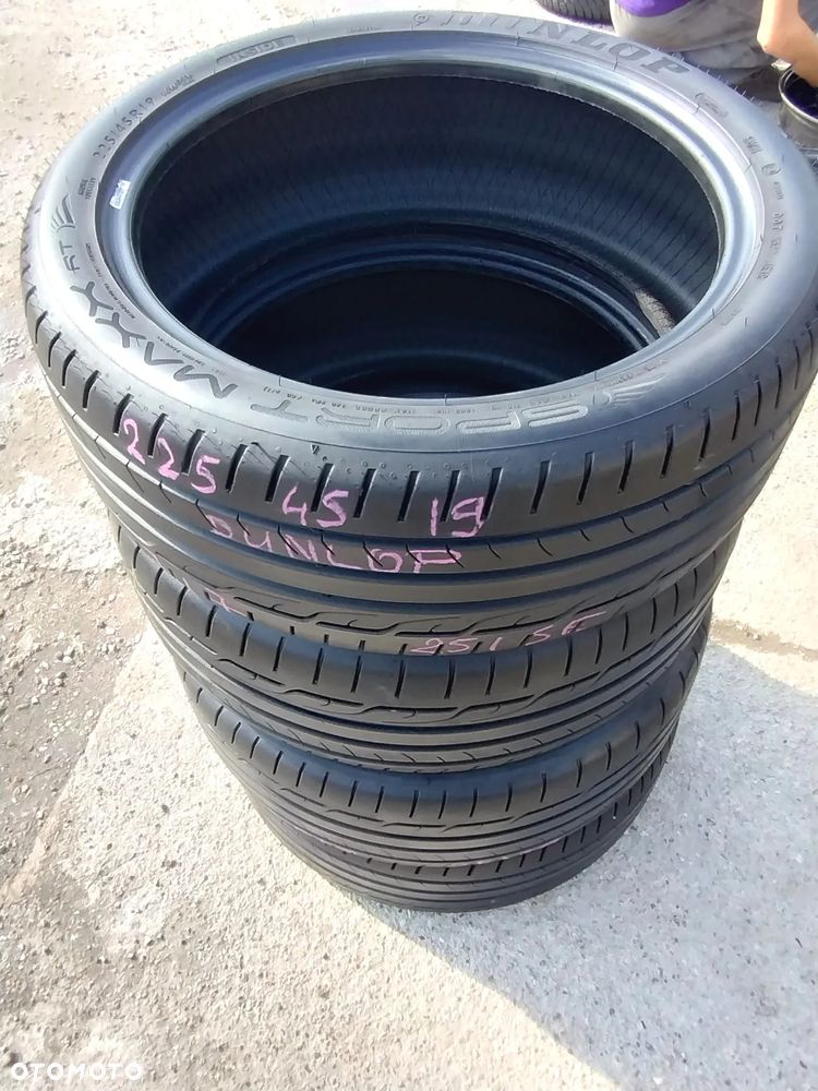 225/45R19 Opony Letnie Lato DUNLOP SP SPORT MAXX RT 7mm Legnica ALU-RAD jak 235/40 - 7