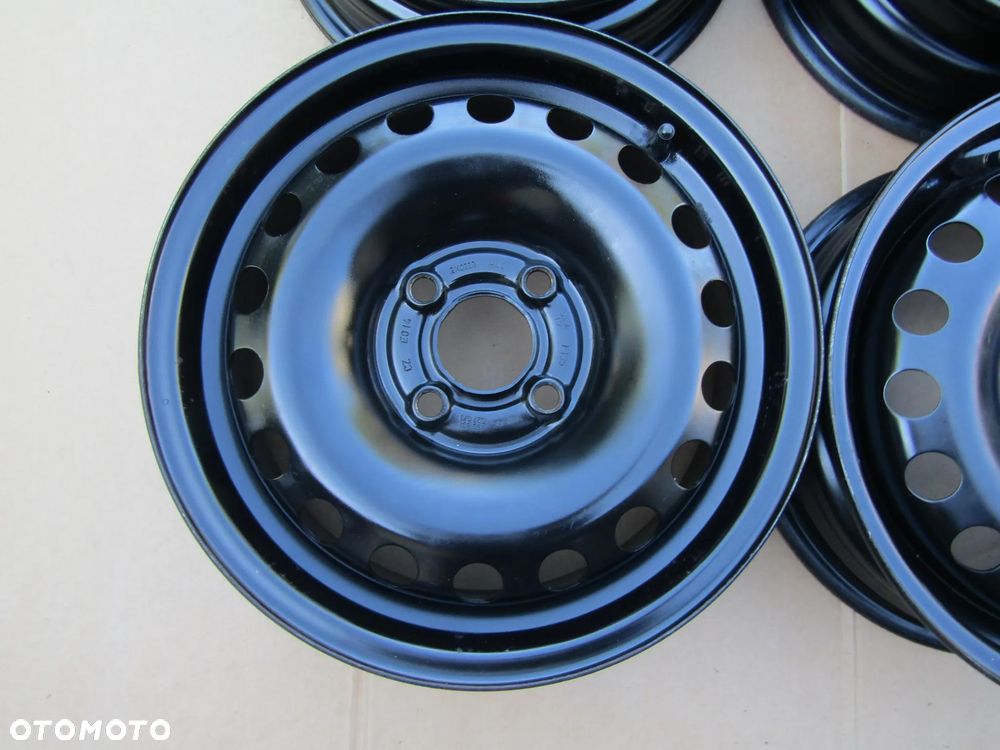 4x Felgi Stalowe 14 VW UP Skoda Citigo Seat Mii 5 j 4x100 ET35 piasta 57,1 mm  / ORYGINALNE - 9