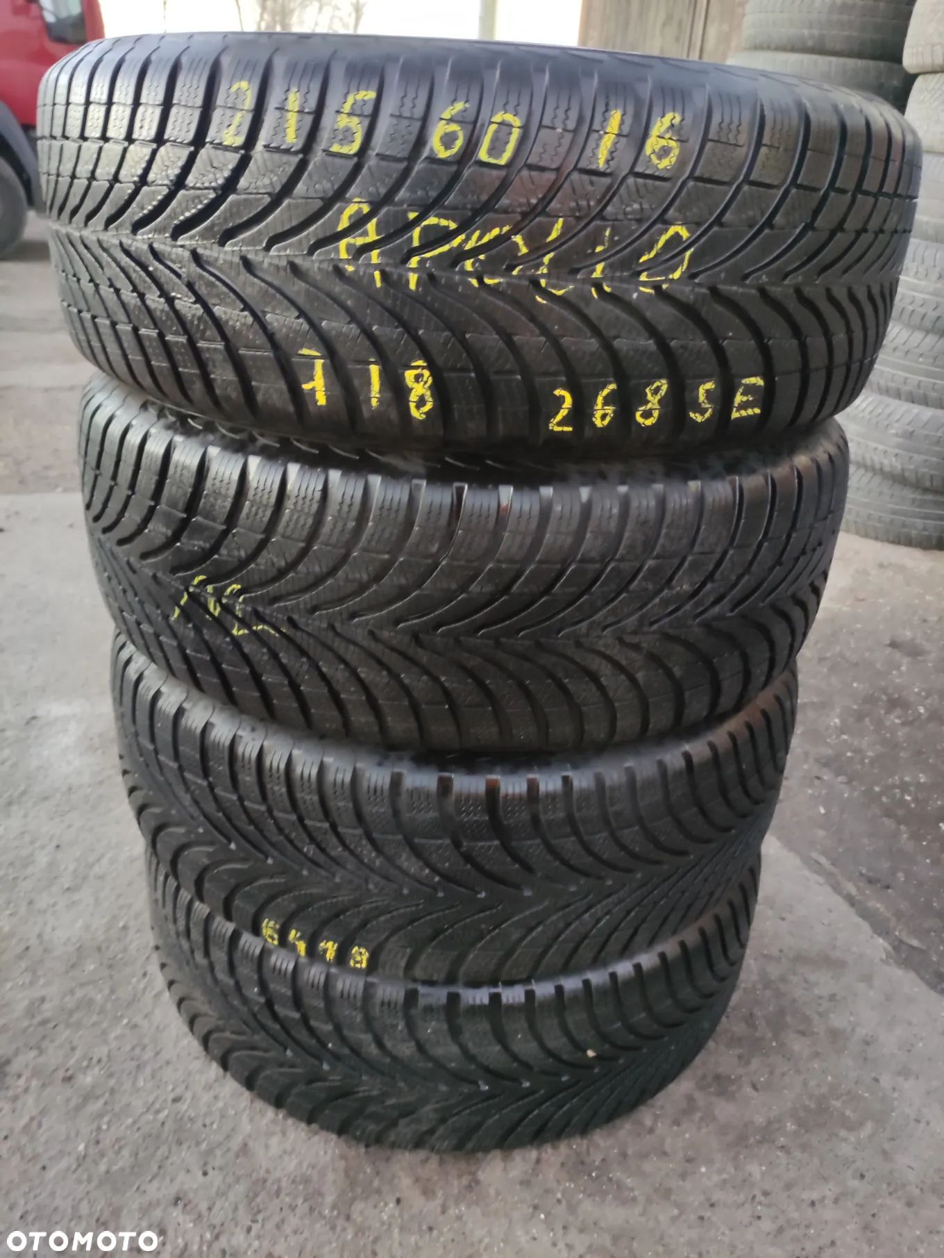 215/60R16 99H XL Opony Zimowe Zima APOLLO ALNAC 4g Winter 7mm Legnica ALU-RAD 215/60 - 1