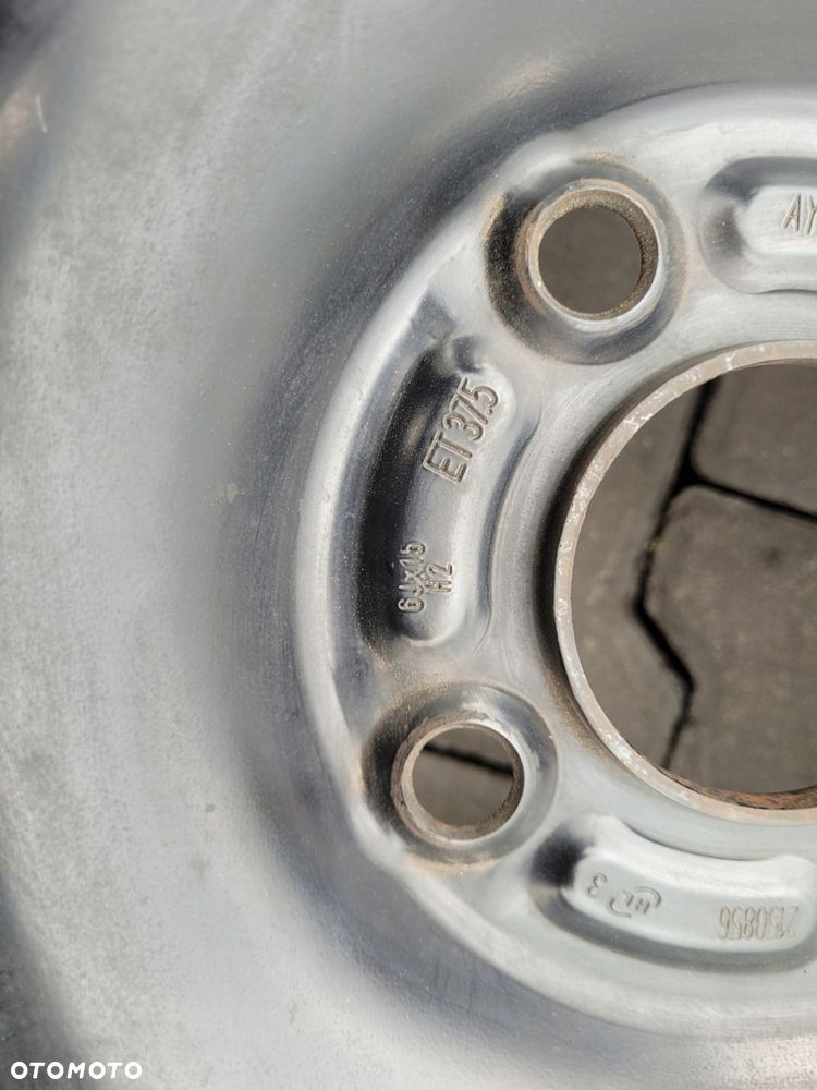 FELGA STALOWA 15 Ford B-MAX EcoSport Transit Courier 6j 4x108 ET37,5 - 2