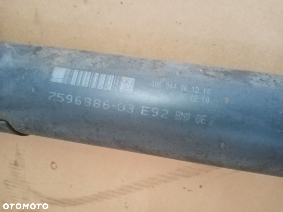 Wał napędowy BMW E90 E92 E93 LIFT 2.0D N47 7596886 - 6