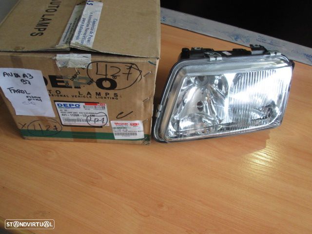 Farol 10102041001 AUDI A3 1997 ESQ H7+H1 DEPO - 1