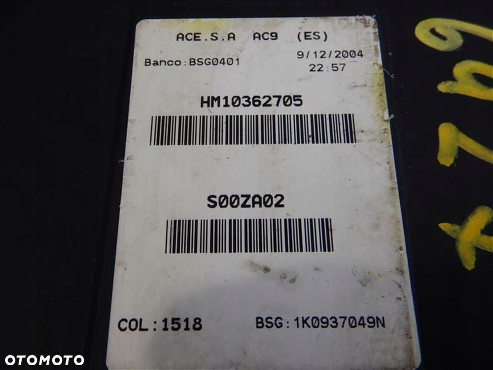 Zestaw odpalający startowy Seat Altea 2004-2015 2.0 TDI 140KM ORYGINAŁ - 5