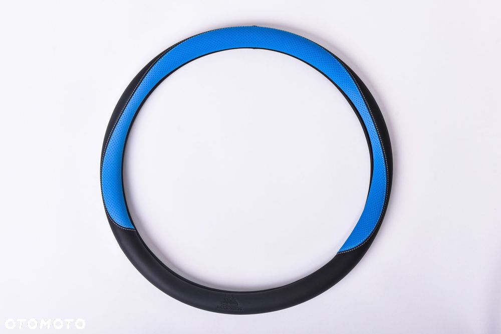 Pokrowiec Na Kierownicę 44-46 - Czarno-Niebieski - 1