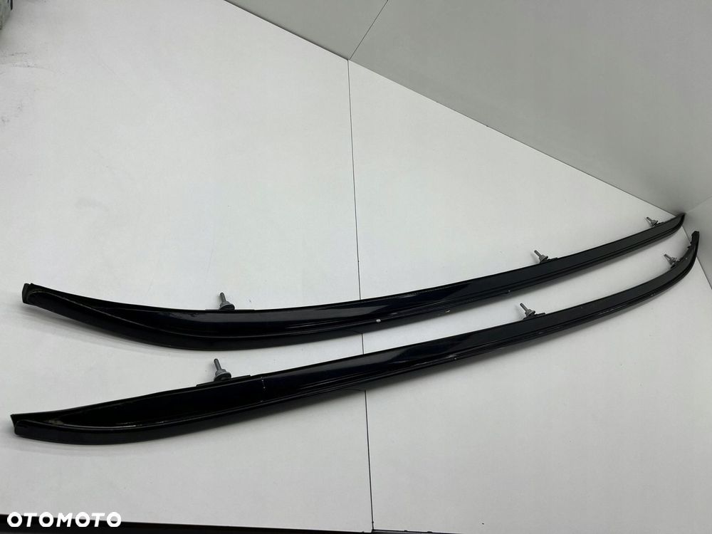 BMW X3 F25 RELINGI DACHOWE CZARNY POŁYSK KOMPLET 8047359 8047360 - 1