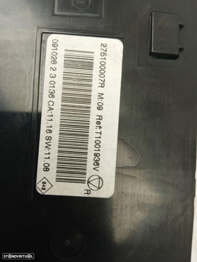 COMANDO CLIMATIZADOR RENAULT MEGANE III FASTBACK 2009 -275100007R - 1