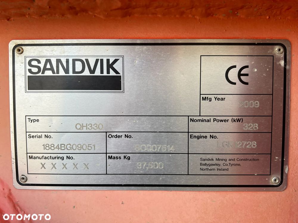 Sandvik QH330 - 10