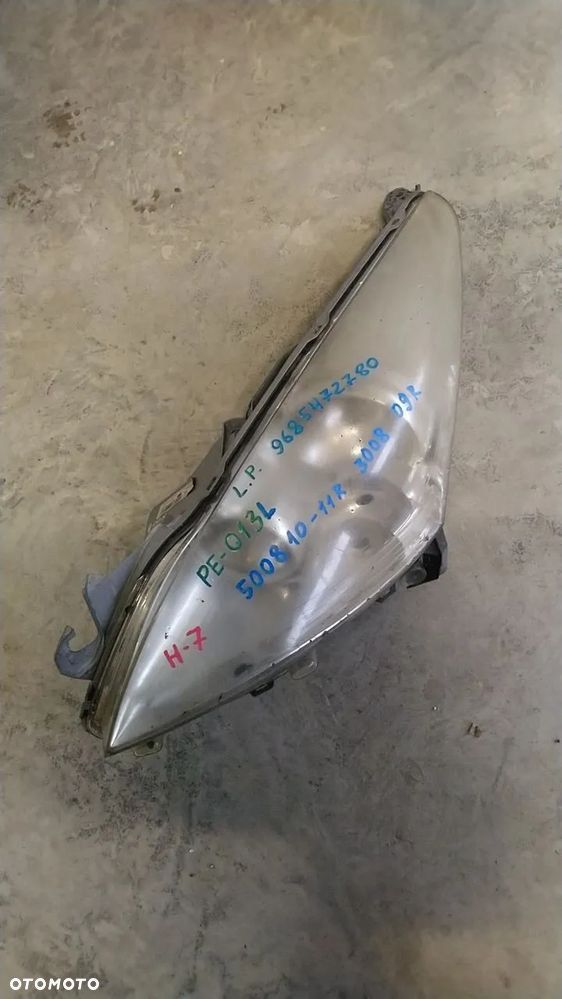 PEUGEOT REFLEKTORY HALOGEN KIERUEK LEWE PRAWE - 14