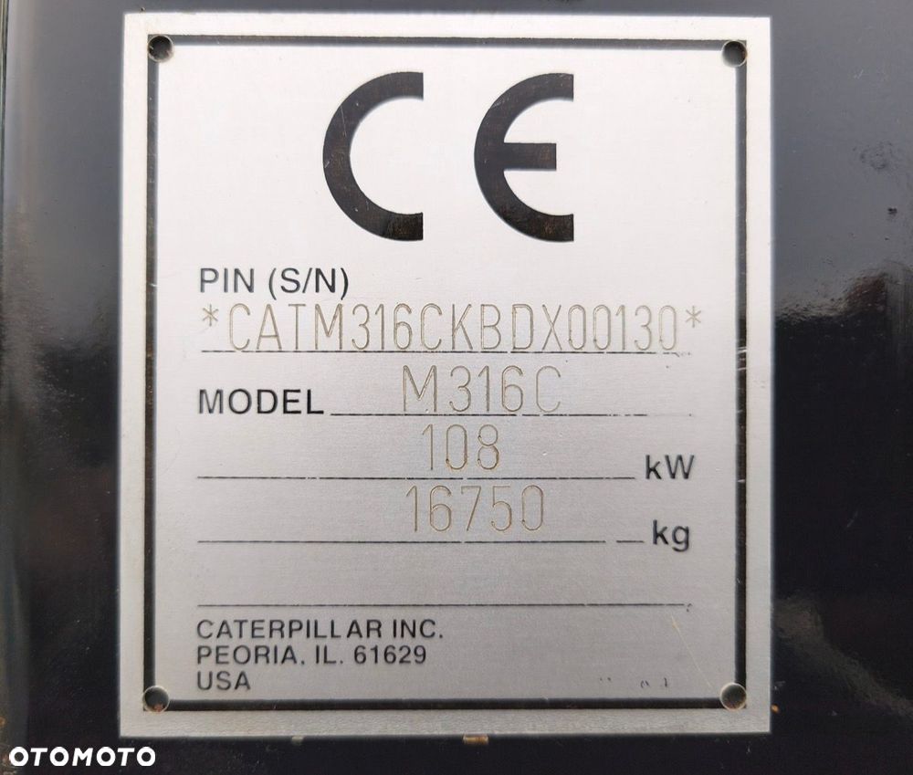 Caterpillar M316C - 9