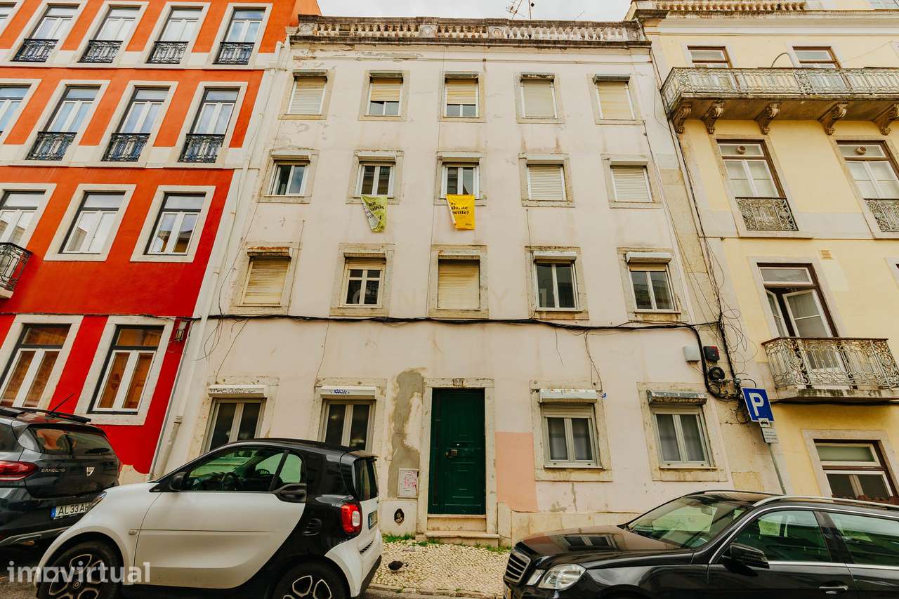 Apartamento T2 em Santo António, Lisboa com Vista para a Cidade - Grande imagem: 4/12